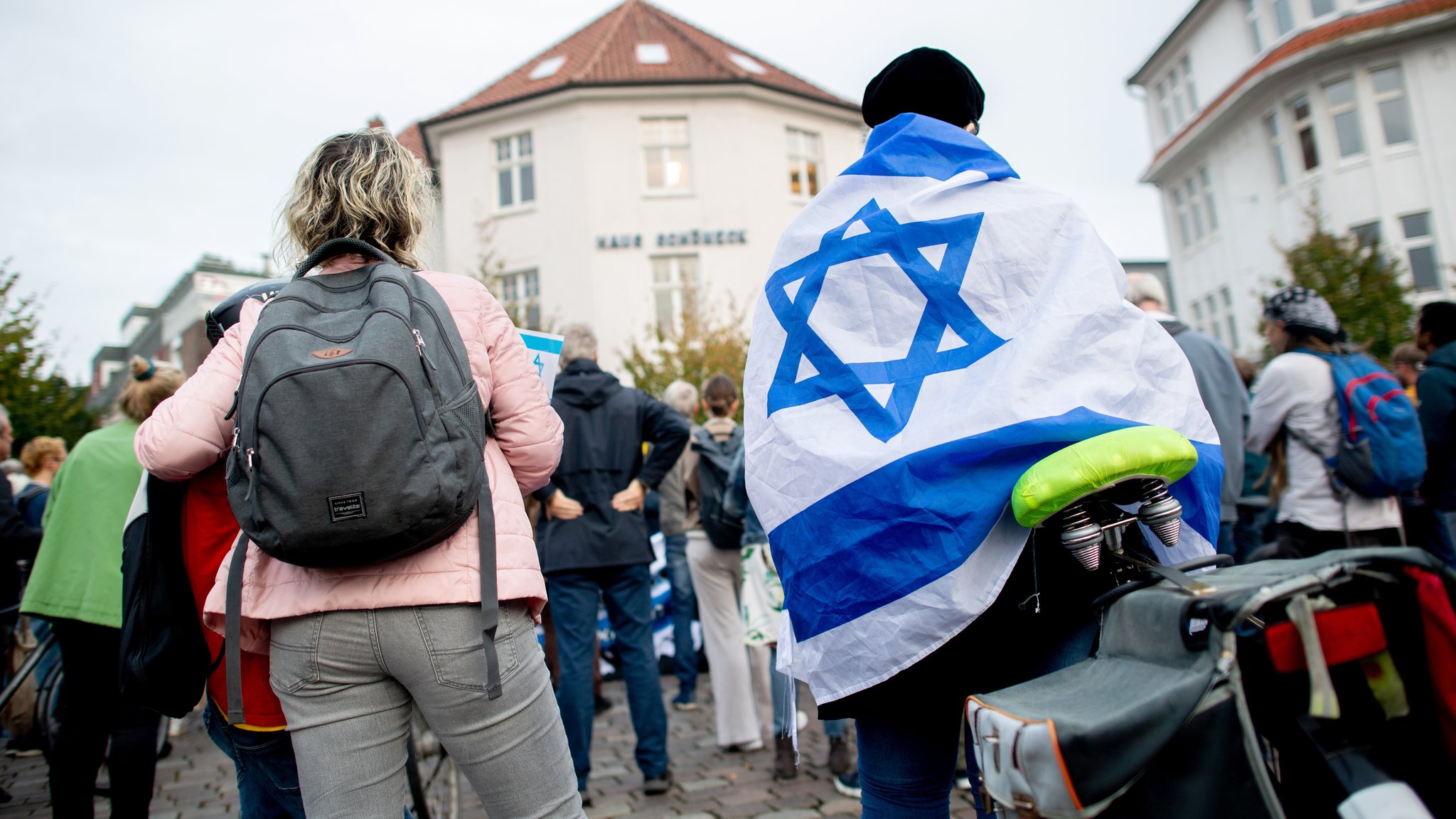 Demonstranten bei einer Pro-Israel-Demo. 