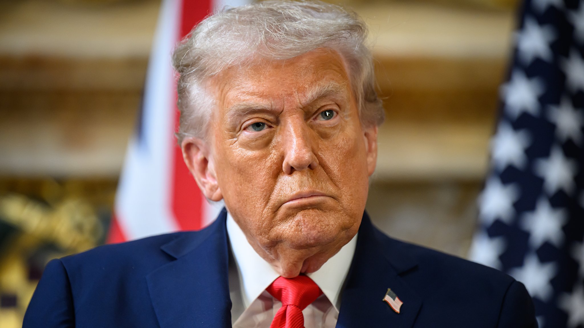 US-Präsident Trump | Bild: picture alliance / empics | Leon Neal US-Präsident Trump