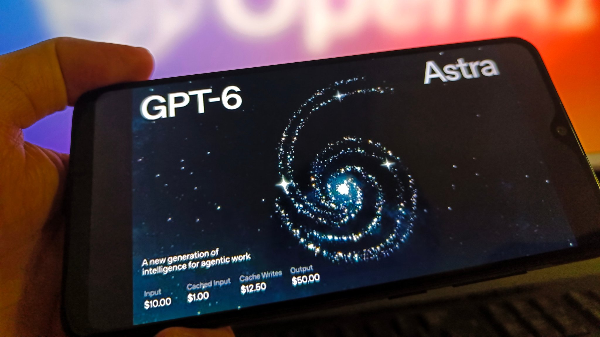 GPT-6 Astra auf einem Smartphone