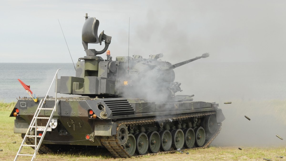 Bereits im Ukraine-Einsatz: Flakpanzer Gepard - hier bei Bundeswehr-Übung
