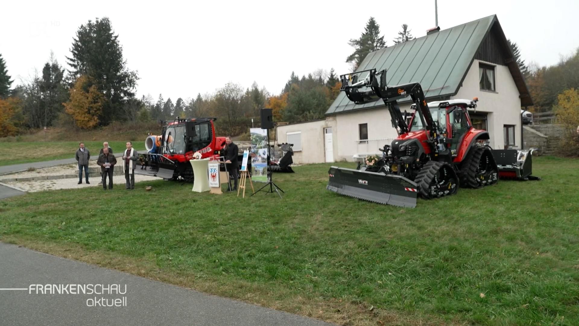 Neue Pistenraupen für das Skigebiet Ochsenkopf.