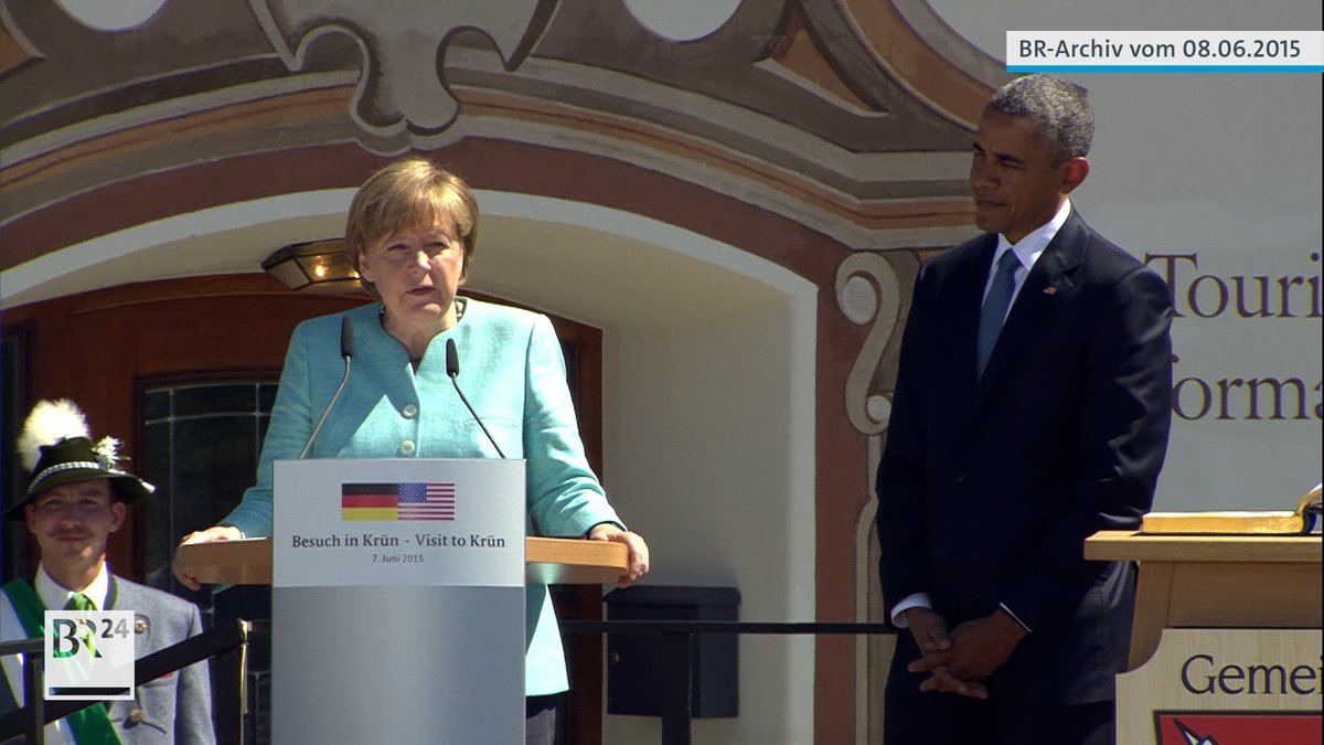 #BR24Zeitreise: Merkels G7-Gipfel 2015