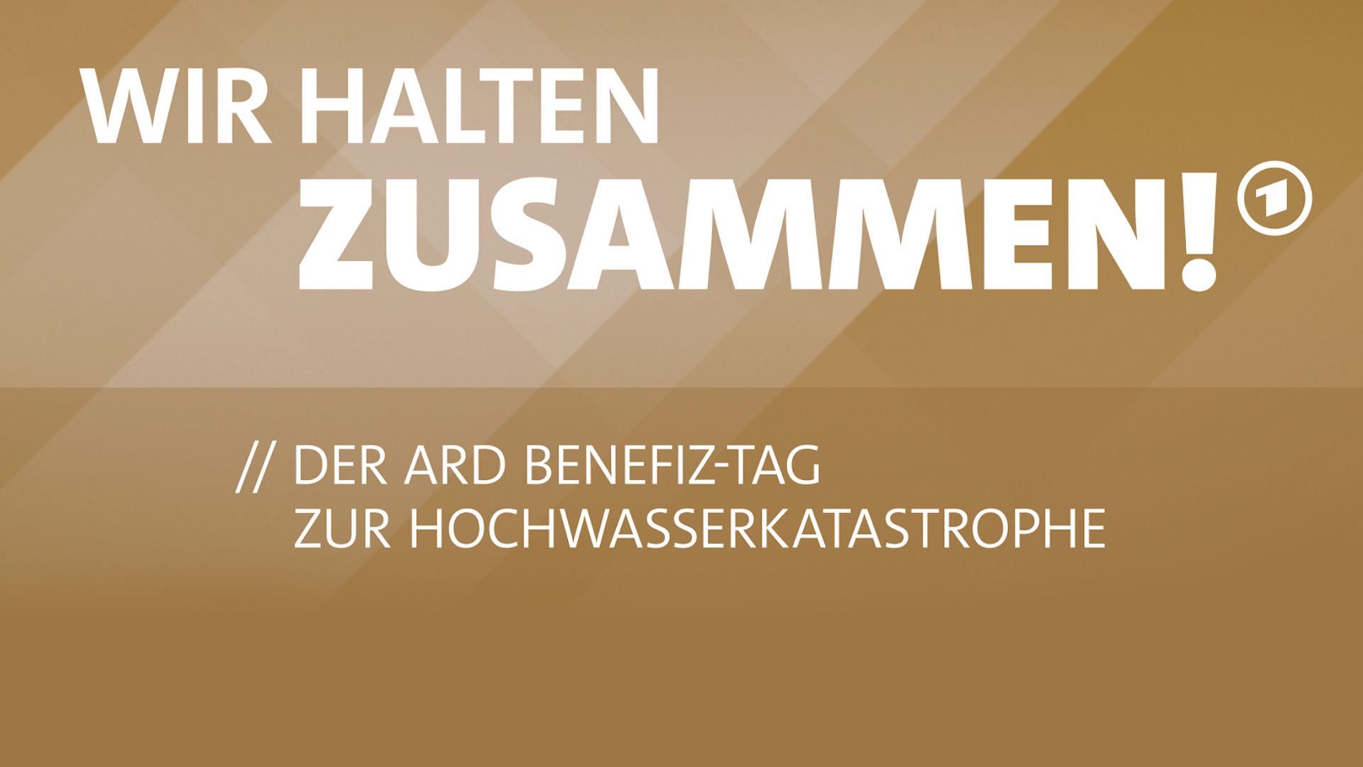 ARD-Benefiztag für die Hochwasser-Opfer: Wir halten zusammen! - Vimarsana News