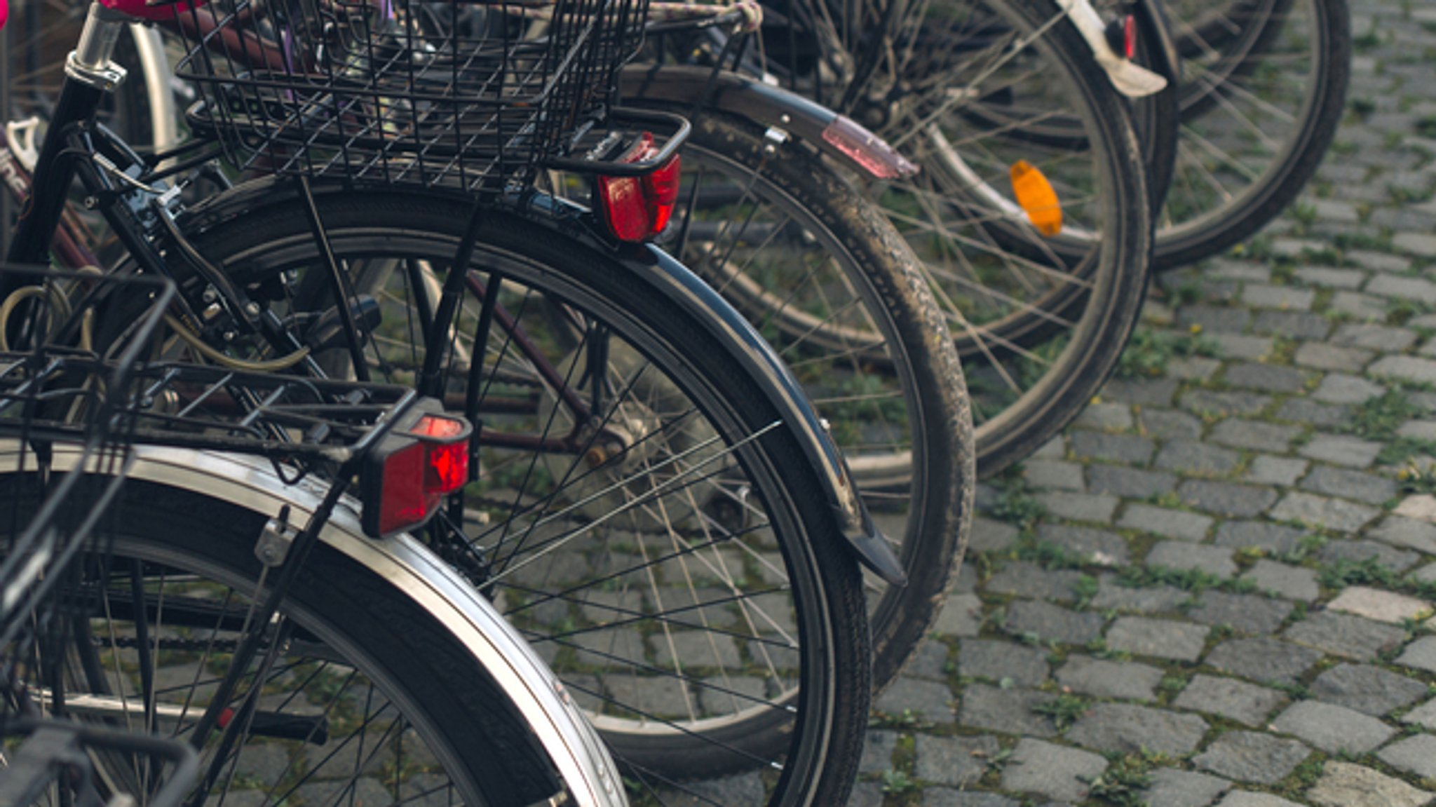 Fahrräder an einem Ständer.