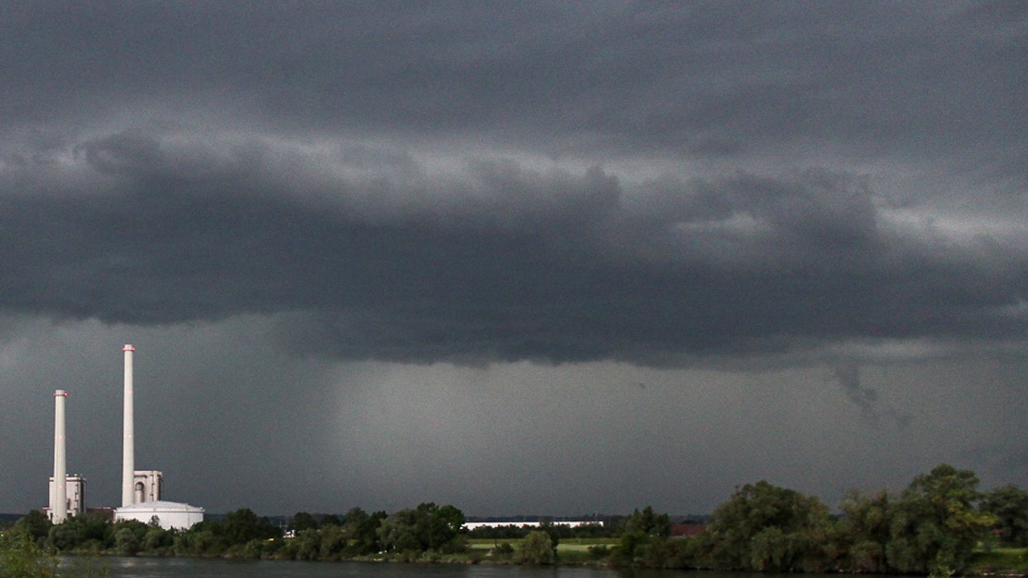 Gewitterwolke über Bayern