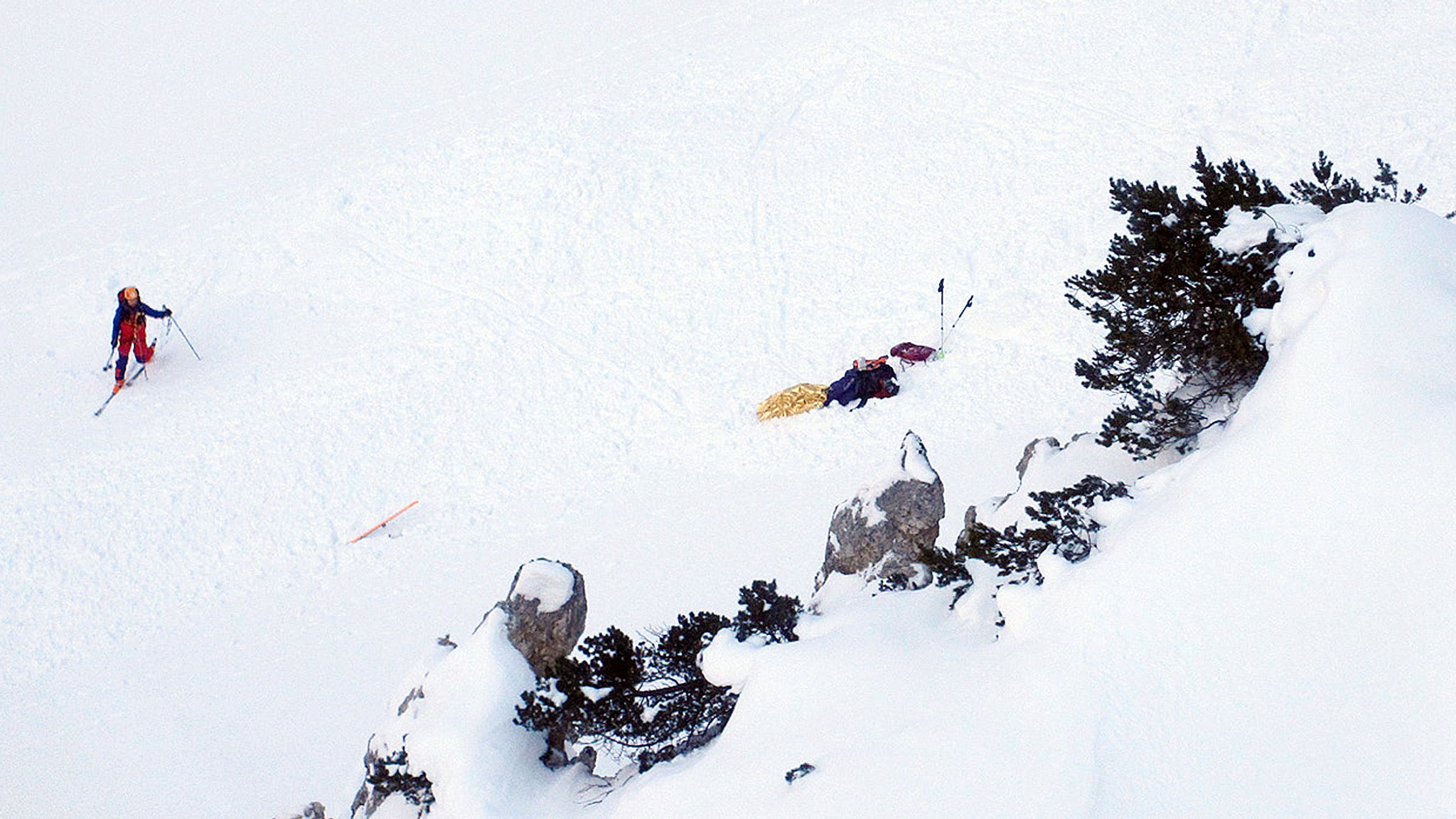 ARCHIVBILD: Lawinenabgang in den Berchtsgadener Alpen. 