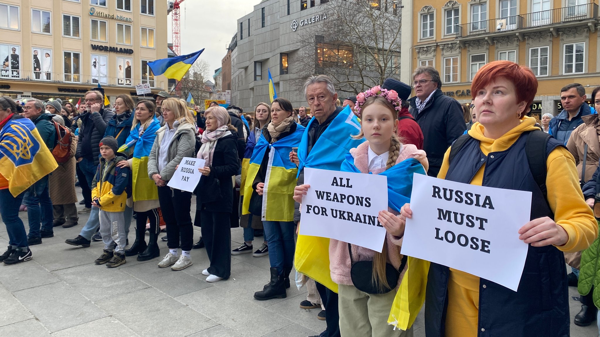 Drei Jahre Krieg: Ukrainer danken Bayern für Solidarität