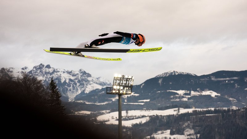 Stefan Kraft in Bischofshofen | Bild: picture-alliance/dpa Stefan Kraft in Bischofshofen