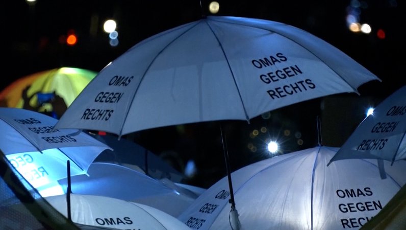 Demos gegen Rechtsextremismus im Vorfeld der Bundestagswahl | Bild: BR Demos gegen Rechtsextremismus im Vorfeld der Bundestagswahl