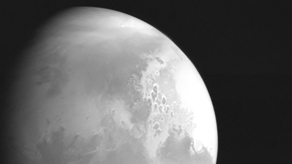 Erstes Aufnahme des Mars von Tianwen-1
