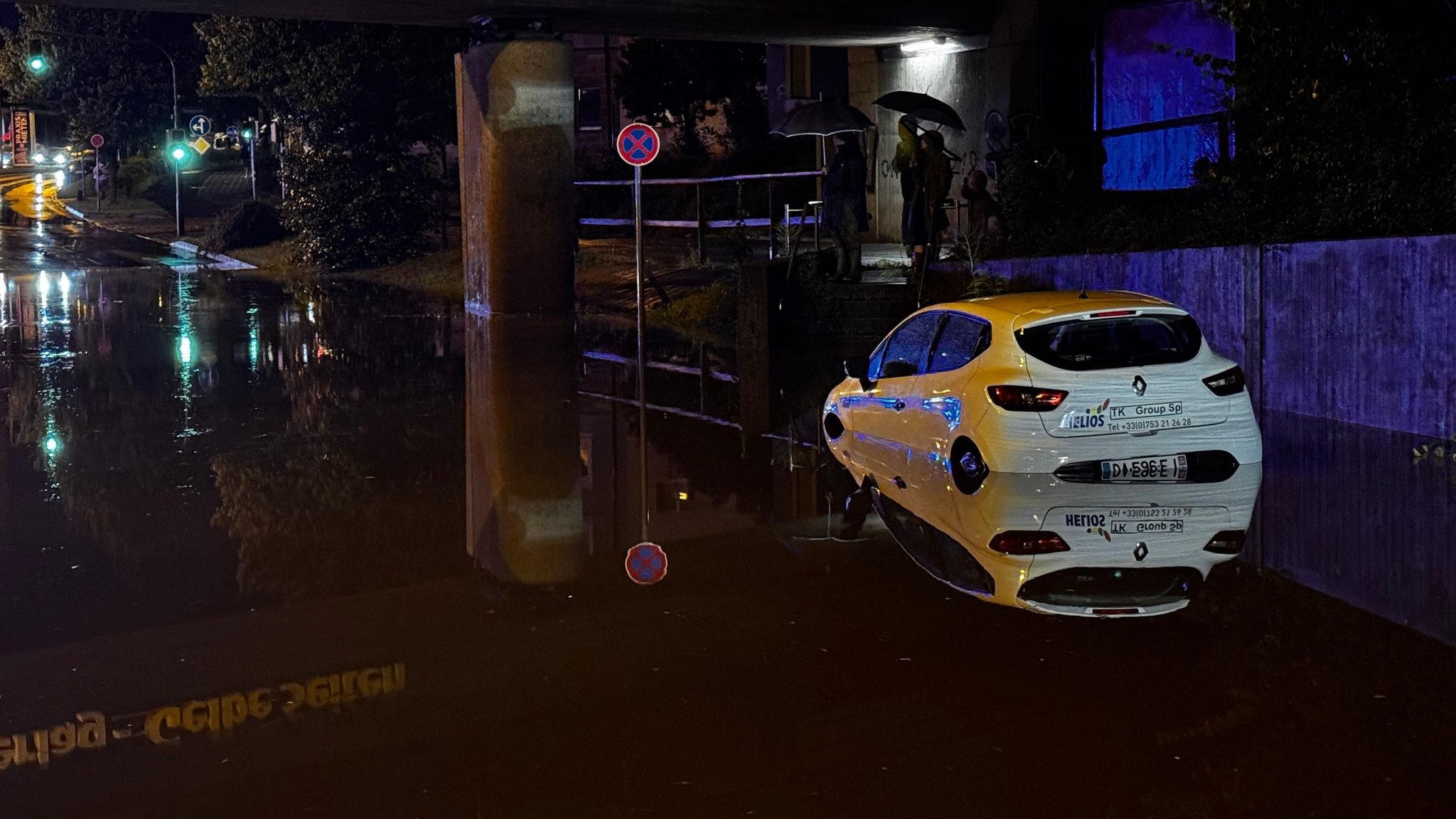 Gewitterfront trifft Franken: In Mittelfranken kam es zu Hagel, Starkregen und Feuerwehreinsätzen - auch Unterfranken war betroffen.