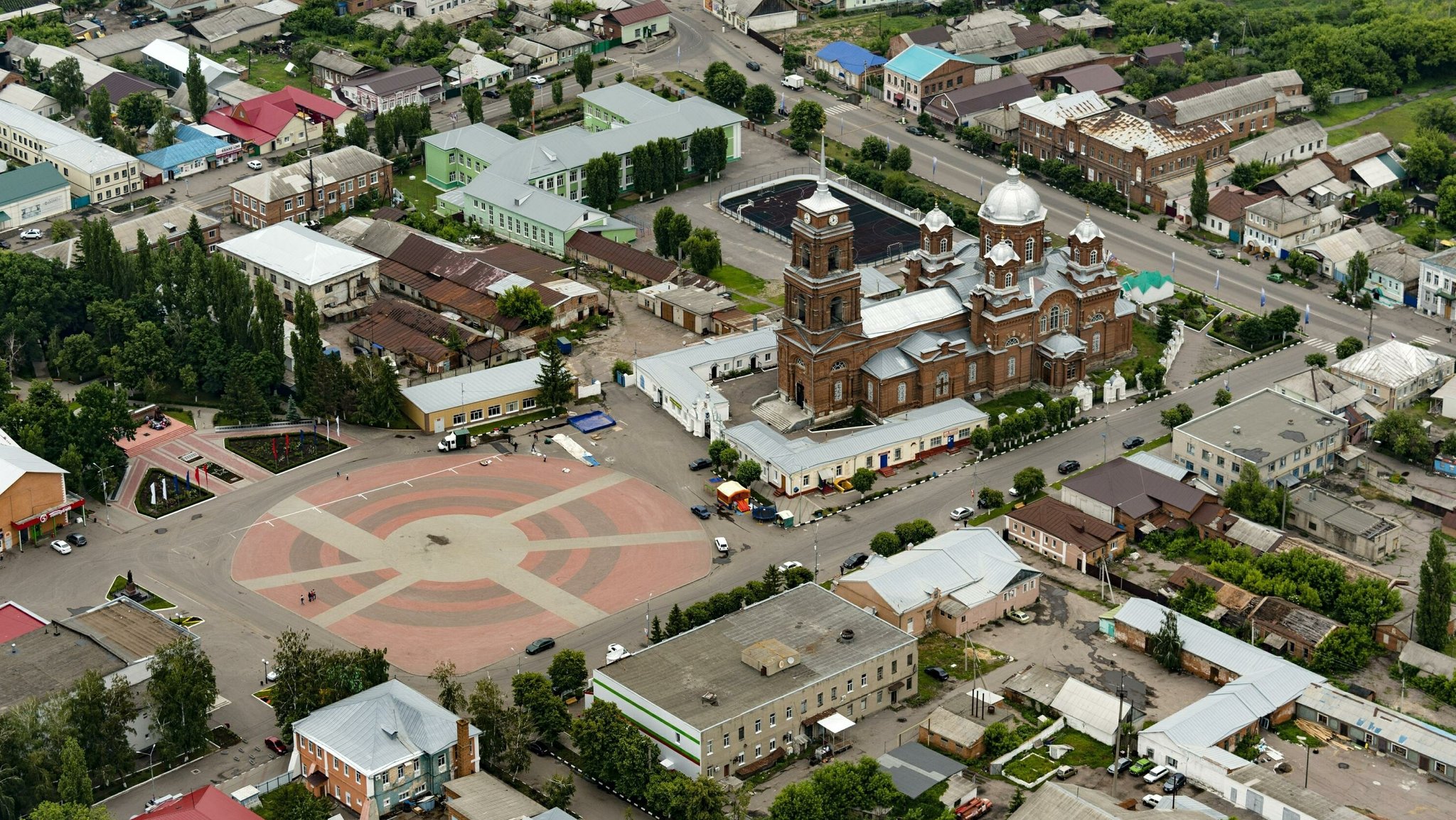 Archivbild: Russische Oblast Woronesch aus der Luft