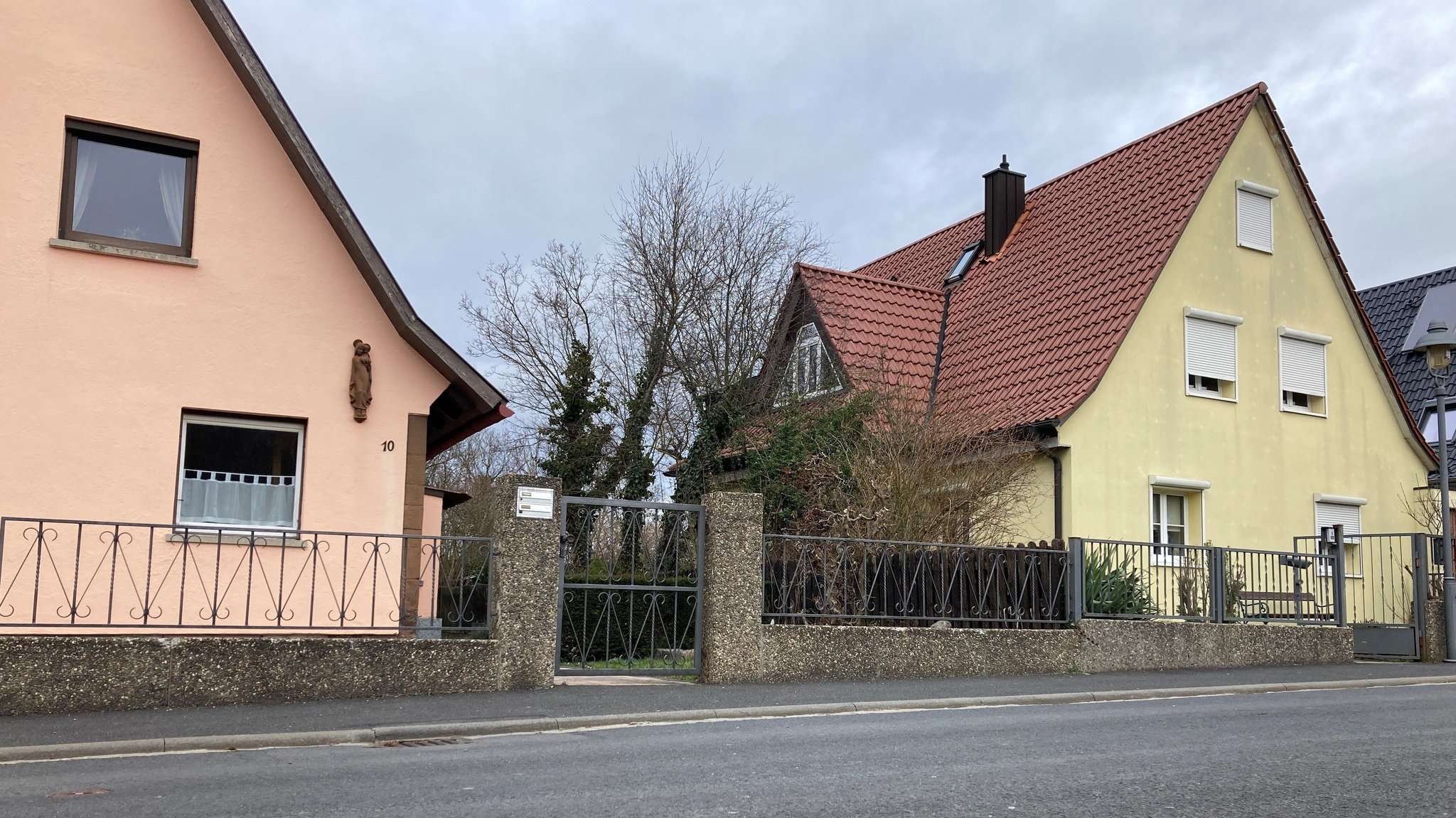 Häuser im Oberen Burgweg in Würzburg