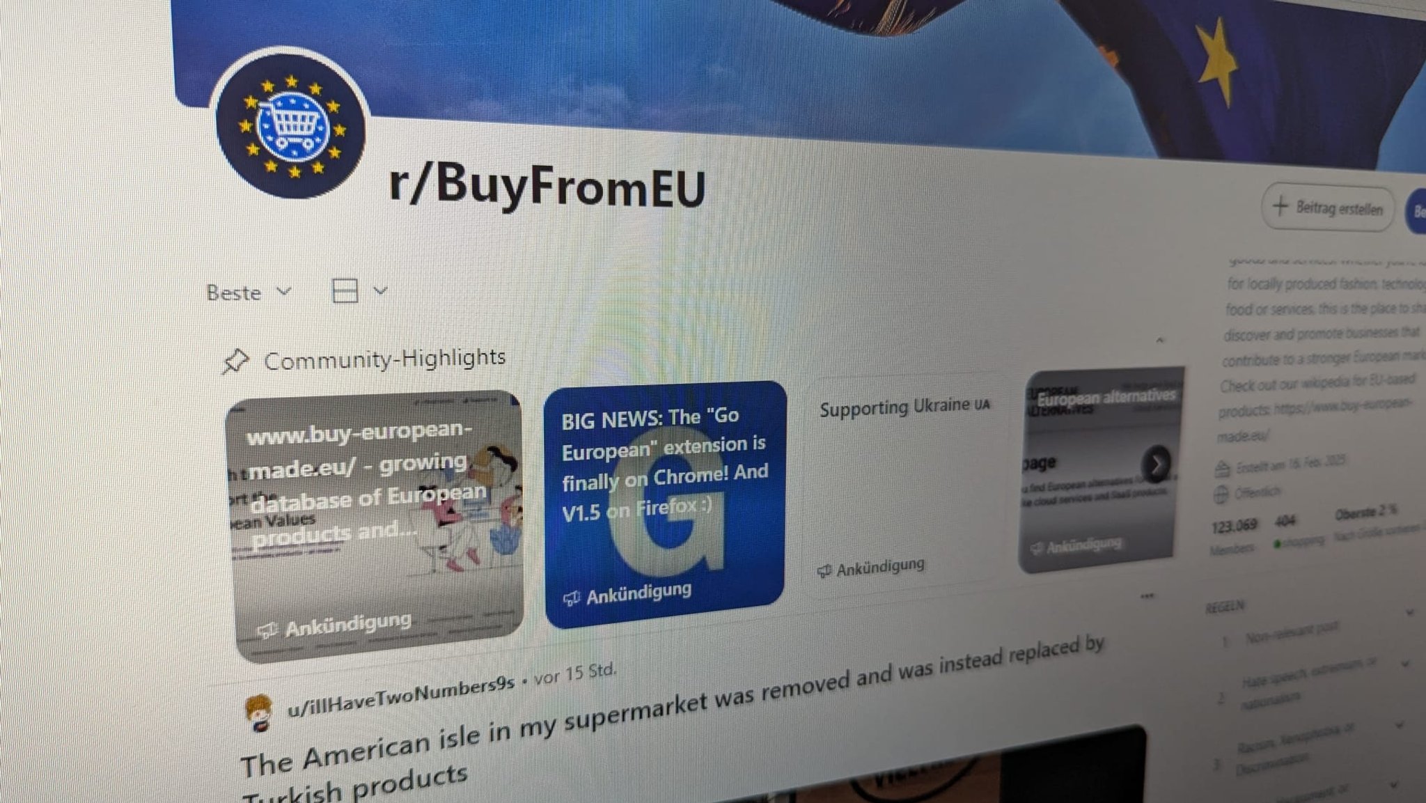 "Buy from EU": Die digitale Revolte gegen US-Produkte