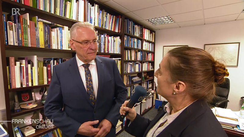 Interview mit Innenminister Joachim Hermann von der CSU | Bild: BR Interview mit Innenminister Joachim Hermann von der CSU