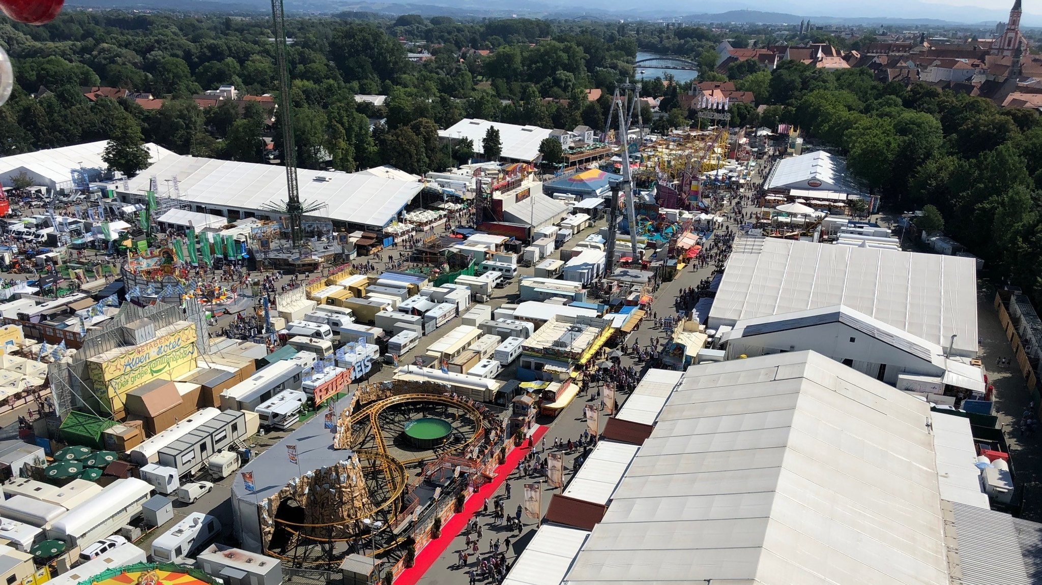 Gäubodenvolksfest 2019 von oben