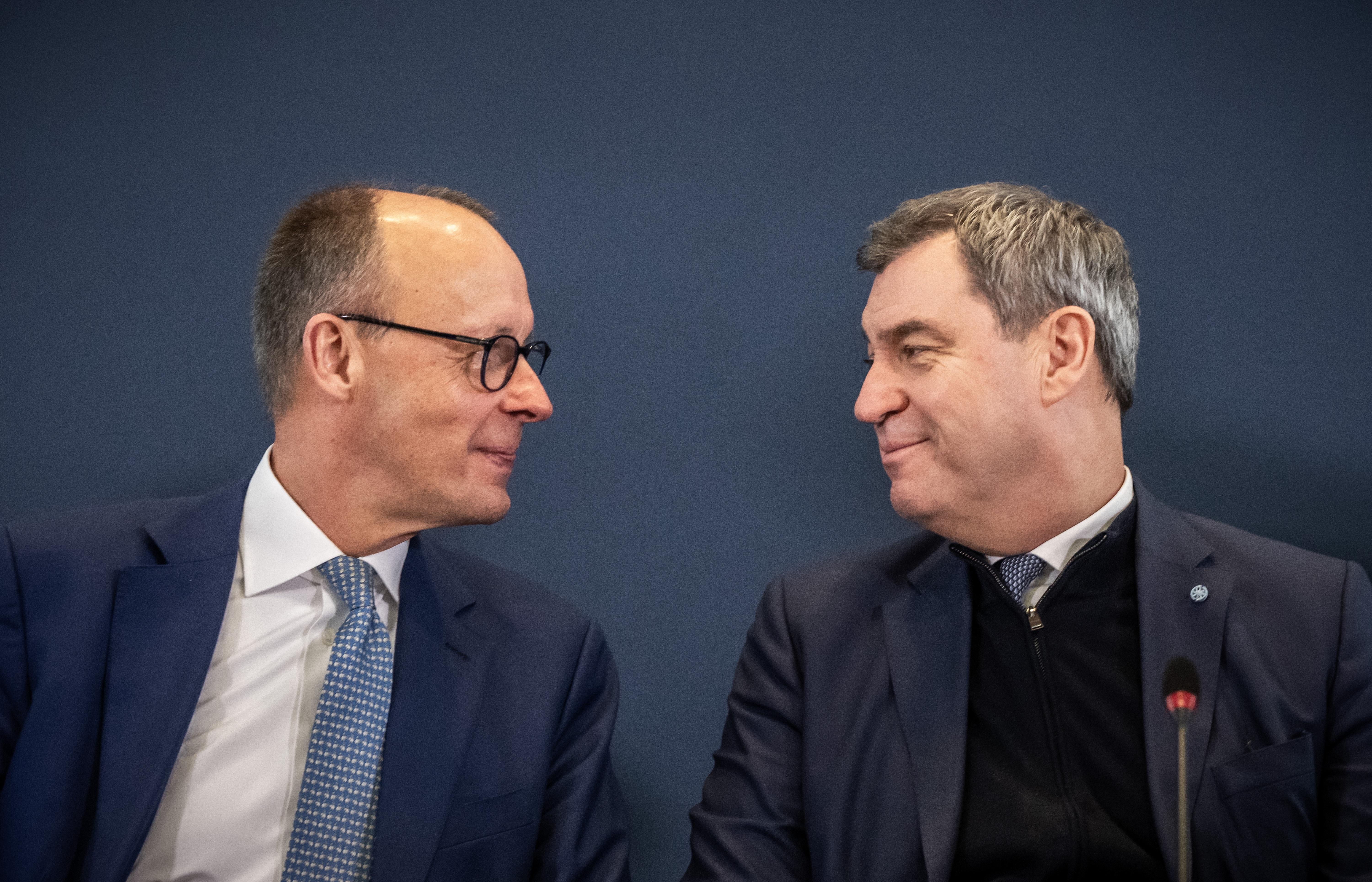 Archivbild: Friedrich Merz und Markus Söder