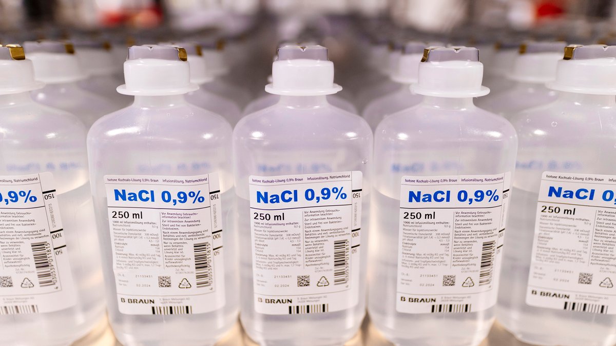 Versorgungsengpässe bei Kochsalzlösungen: Ausnahme bei Importen
