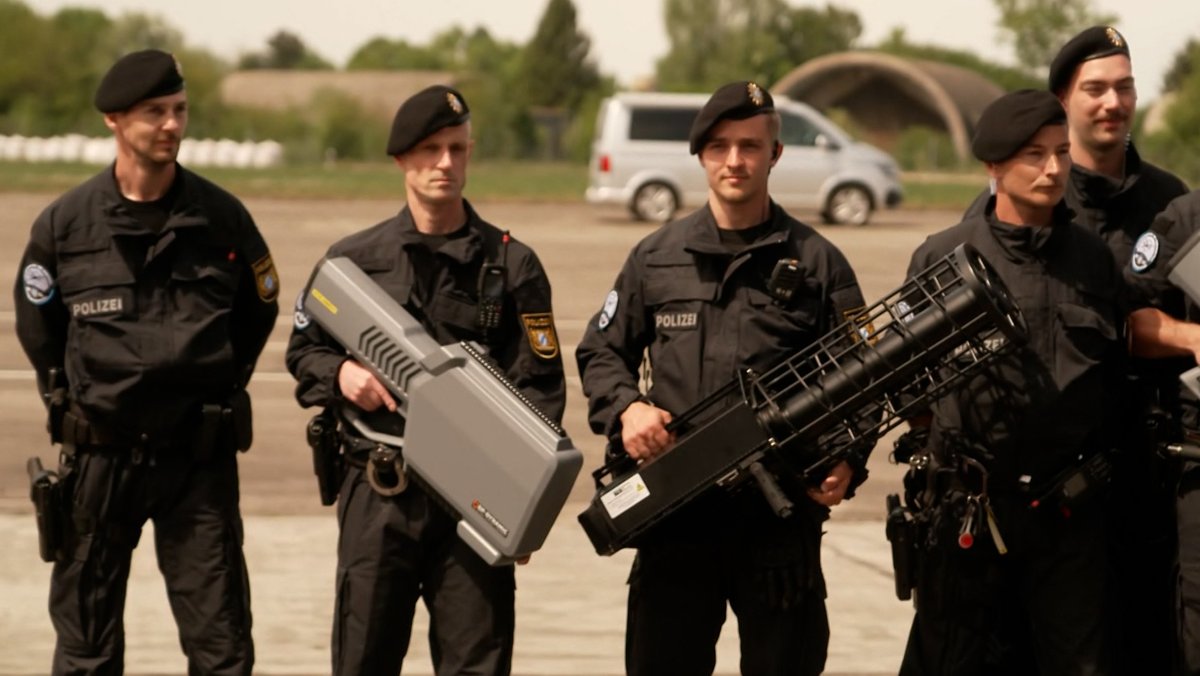 Bayerische Polizei mit Drohnenabwehr