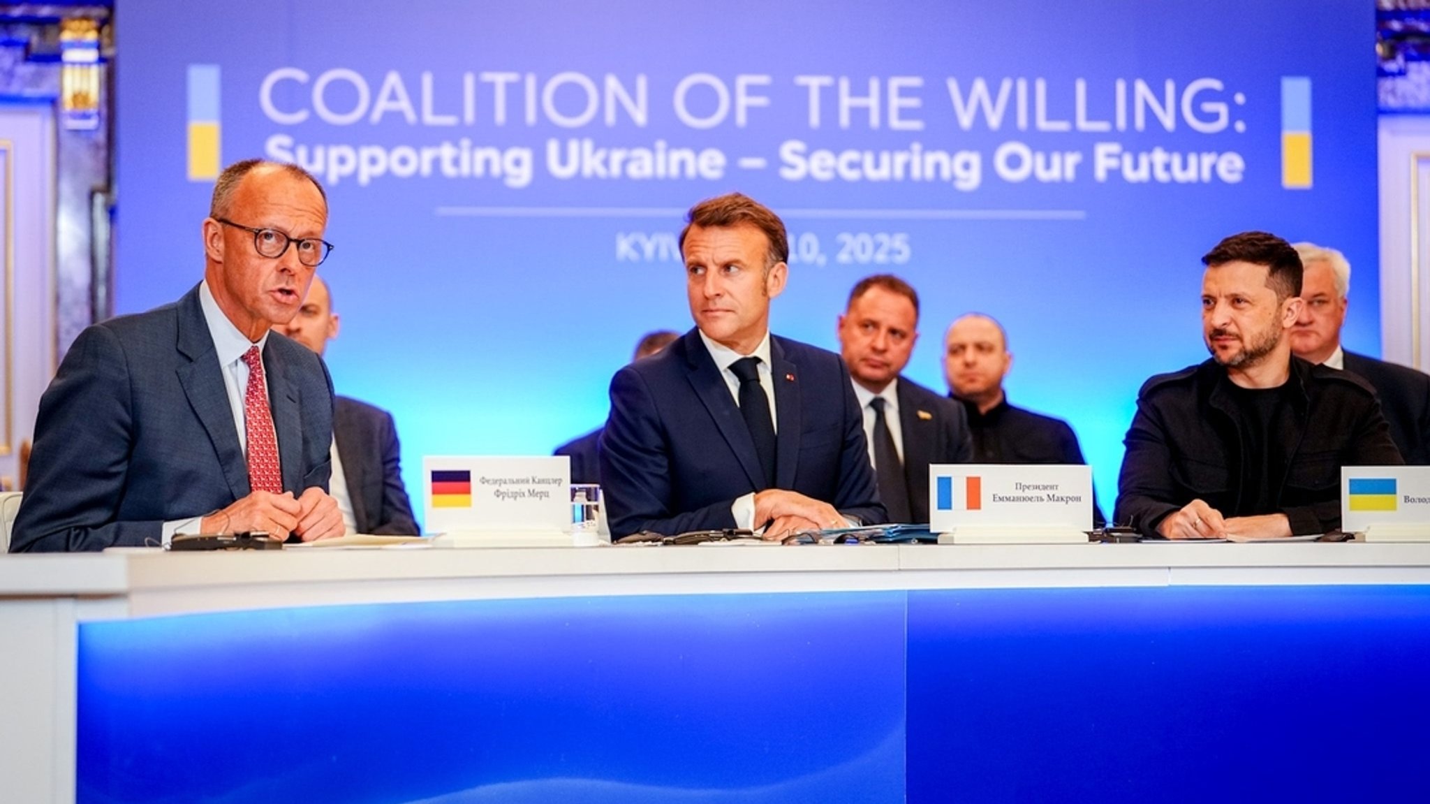 "Koalition der Willigen" berät Sicherheitsgarantien für Ukraine