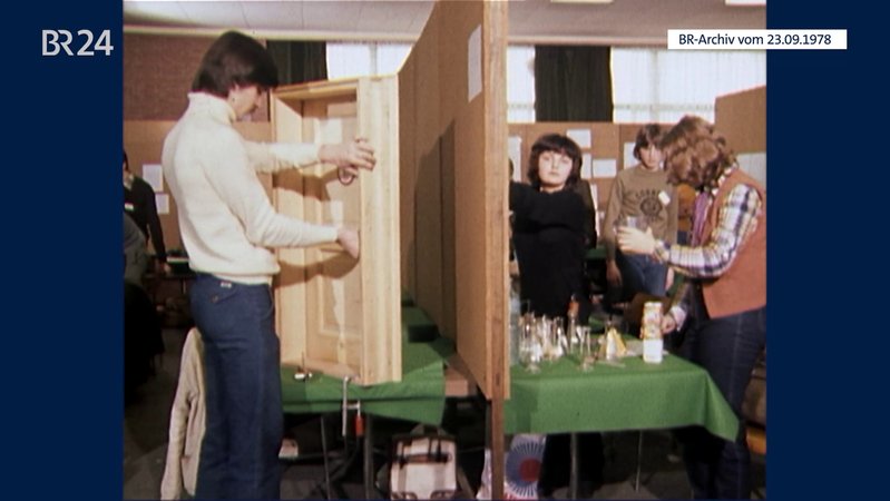 Projekte bei Jugend forscht | Bild: BR-Archiv Projekte bei Jugend forscht