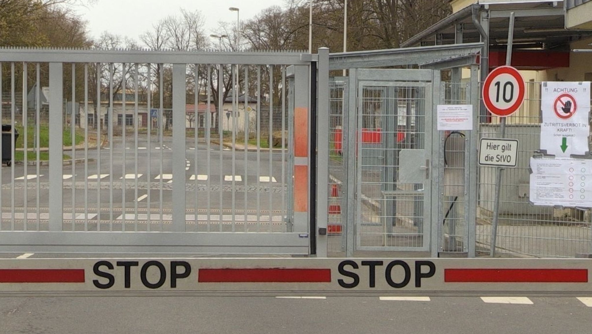 Ankerzentrum bei Geldersheim im Landkreis Schweinfurt