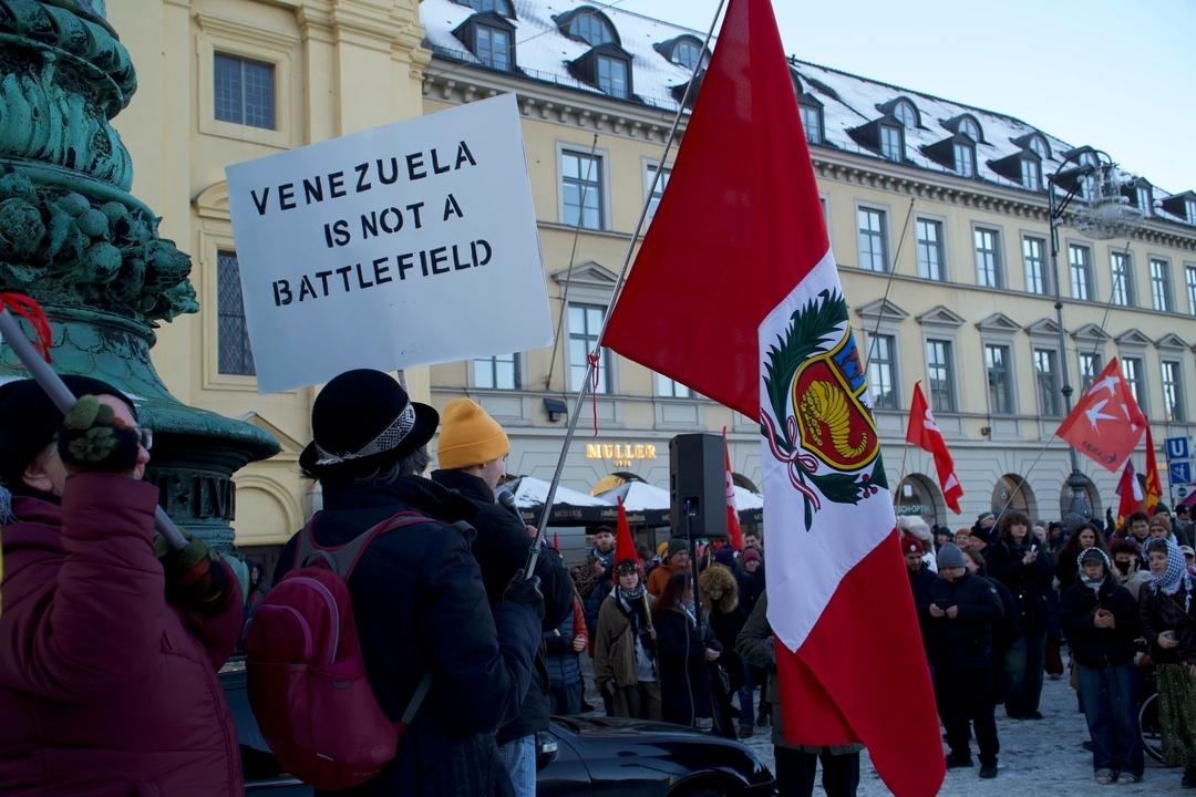 Bayern demonstrieren gegen US-Angriff auf Venezuela