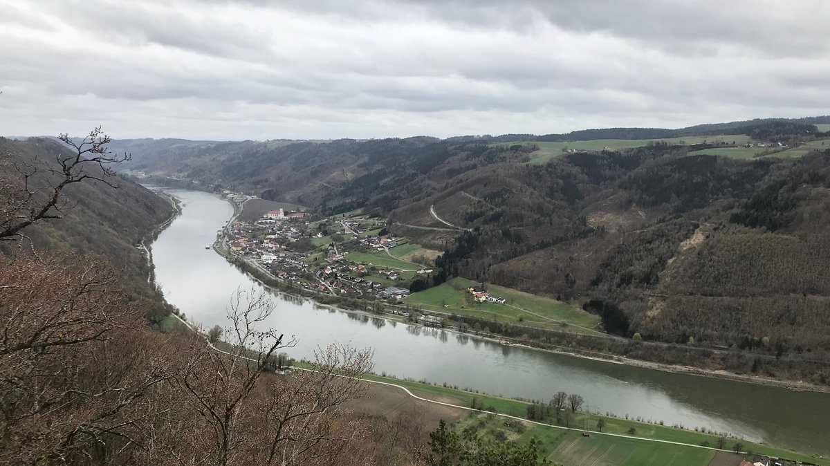 11.01.2024, Jochenstein - Oberhalb der Donau könnte ein Pumpspeicher entstehen.