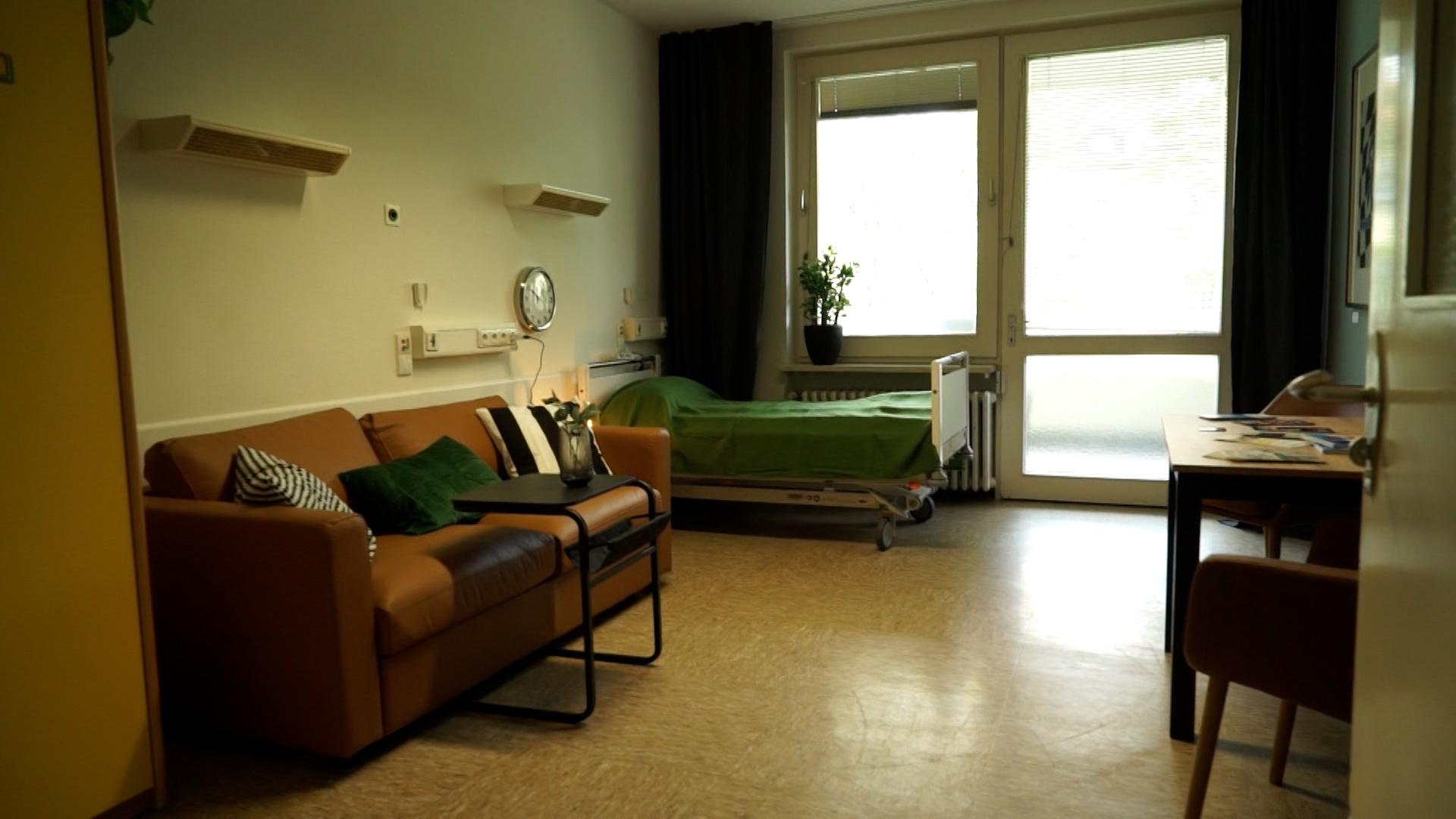 Patientenzimmer in einer Klinik