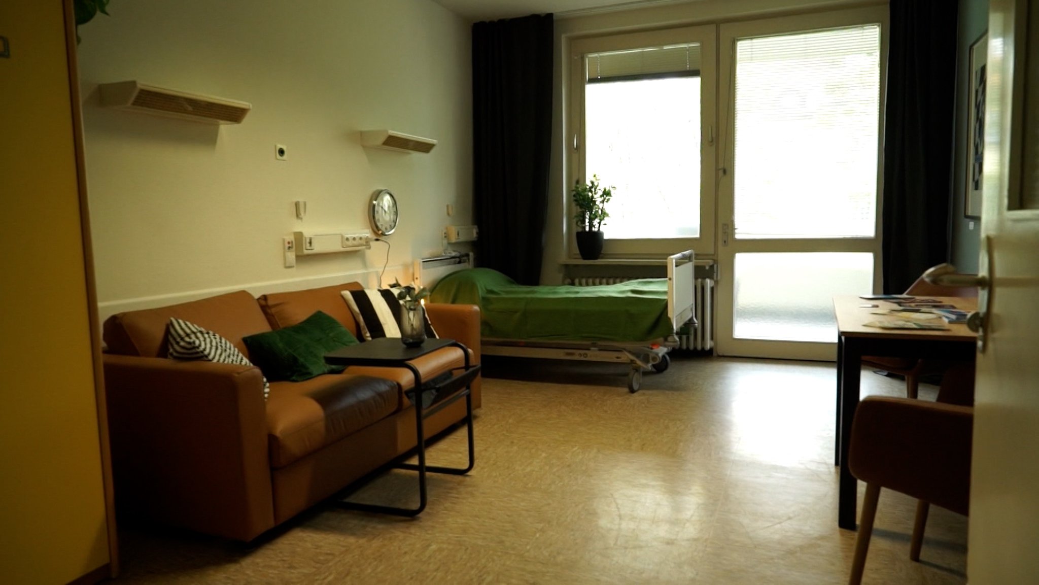 Patientenzimmer in einer Klinik
