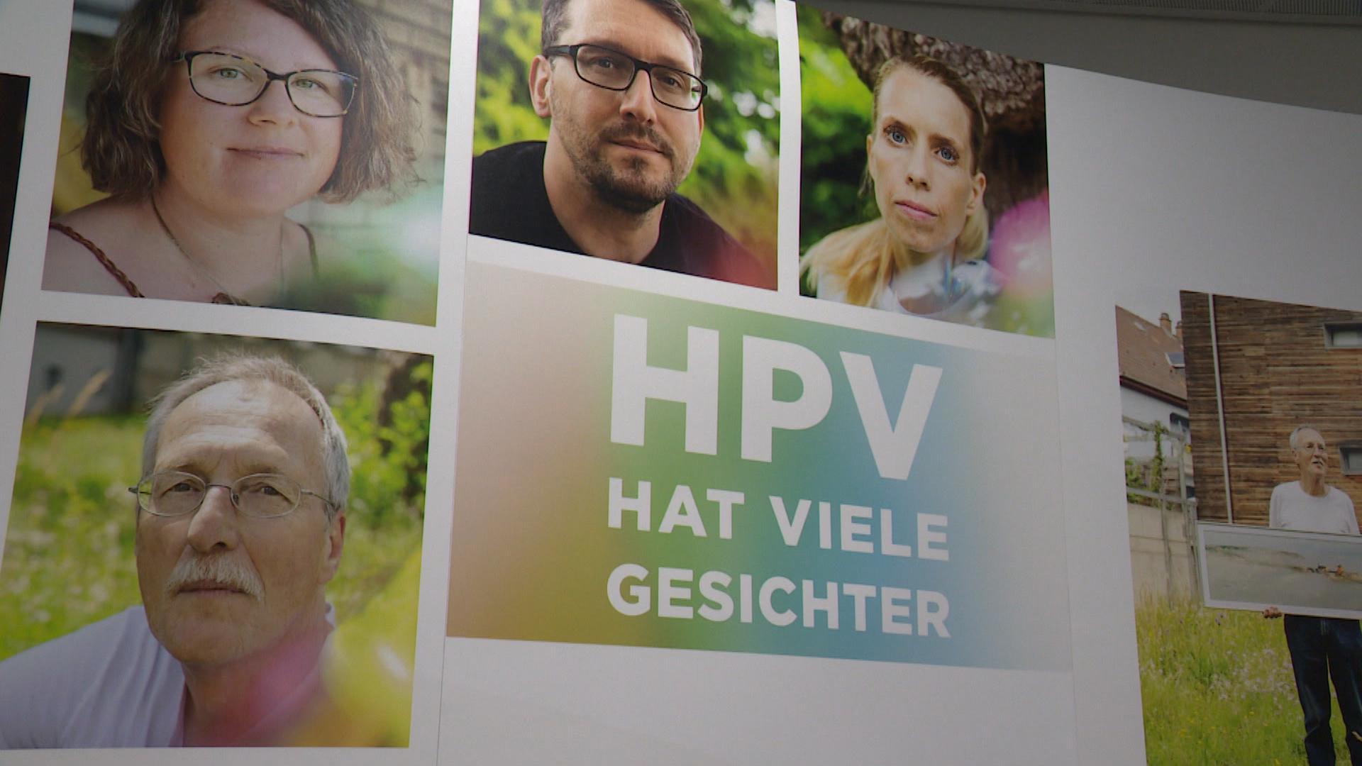 Bilder von der Ausstellungswand