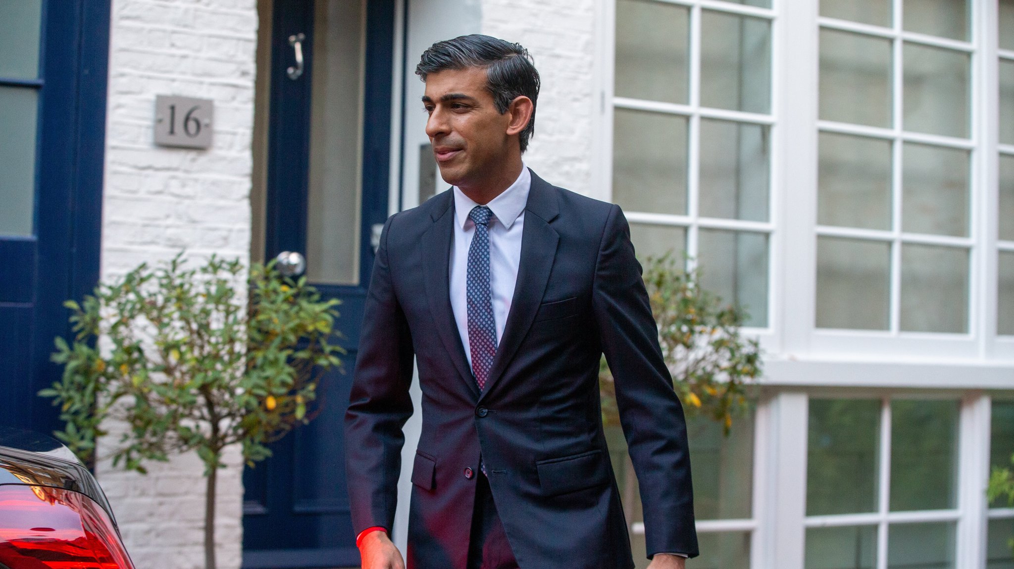 Der britische Tory-Politiker Rishi Sunak am 24.10.22 in London.