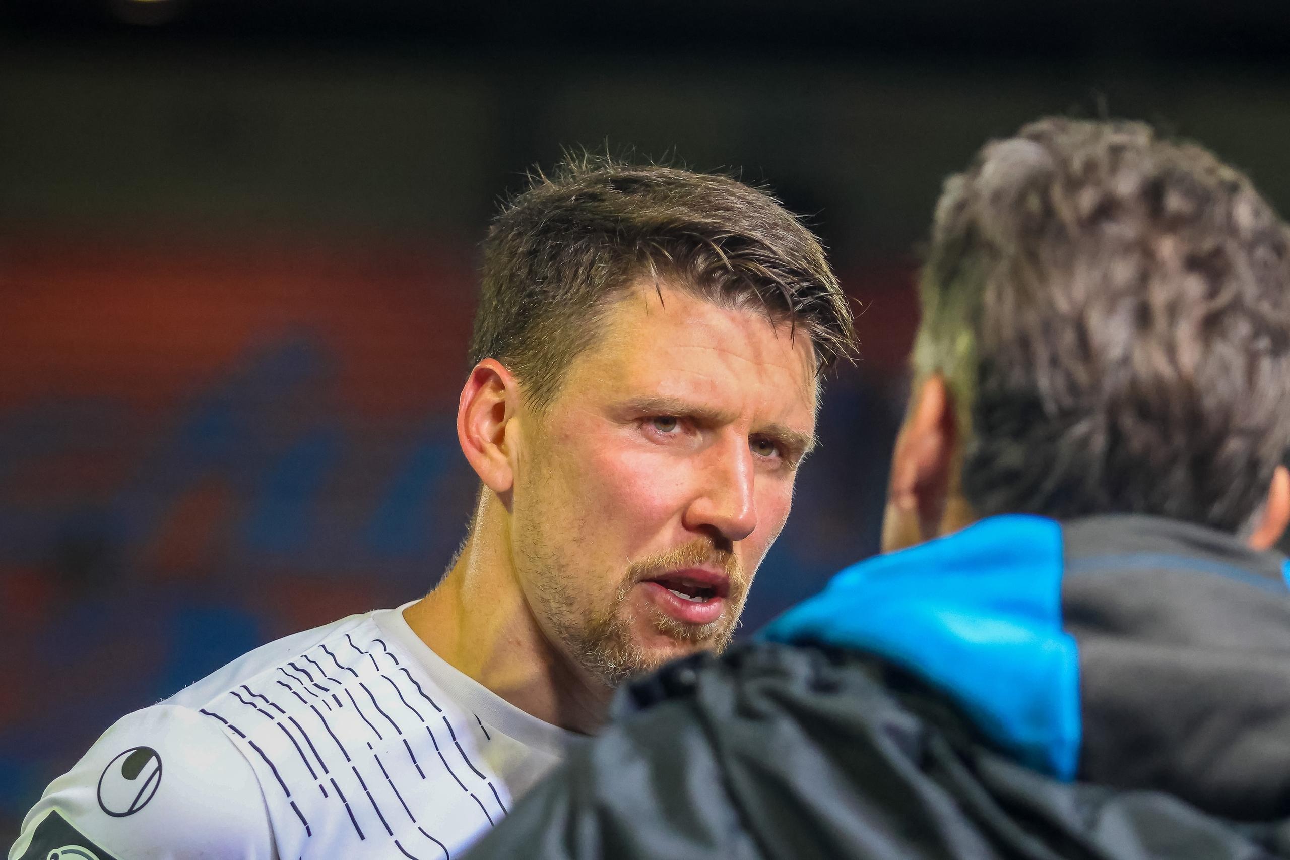 René Vollath nach dem Spiel am BR-Mikrofon