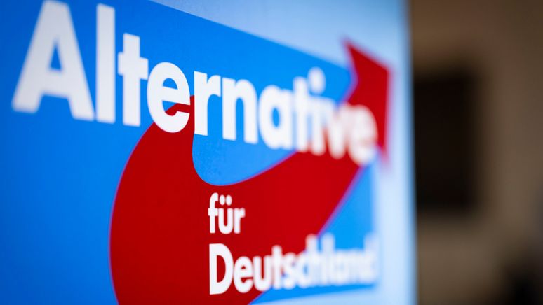 Symbolbild: Logo der Alternative für Deutschland  | Bild:dpa-Bildfunk/Christoph Reichwein