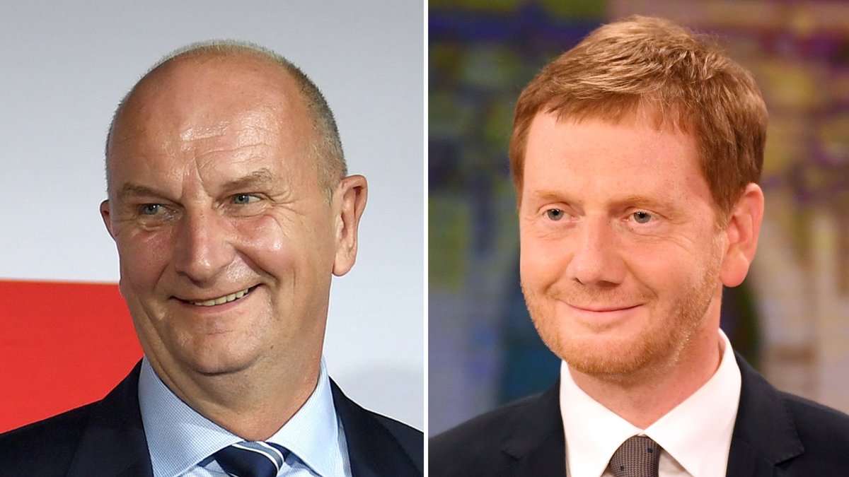 Dietmar Woidke (SPD Brandenburg) und Michael Kretschmer (CDU Sachsen)