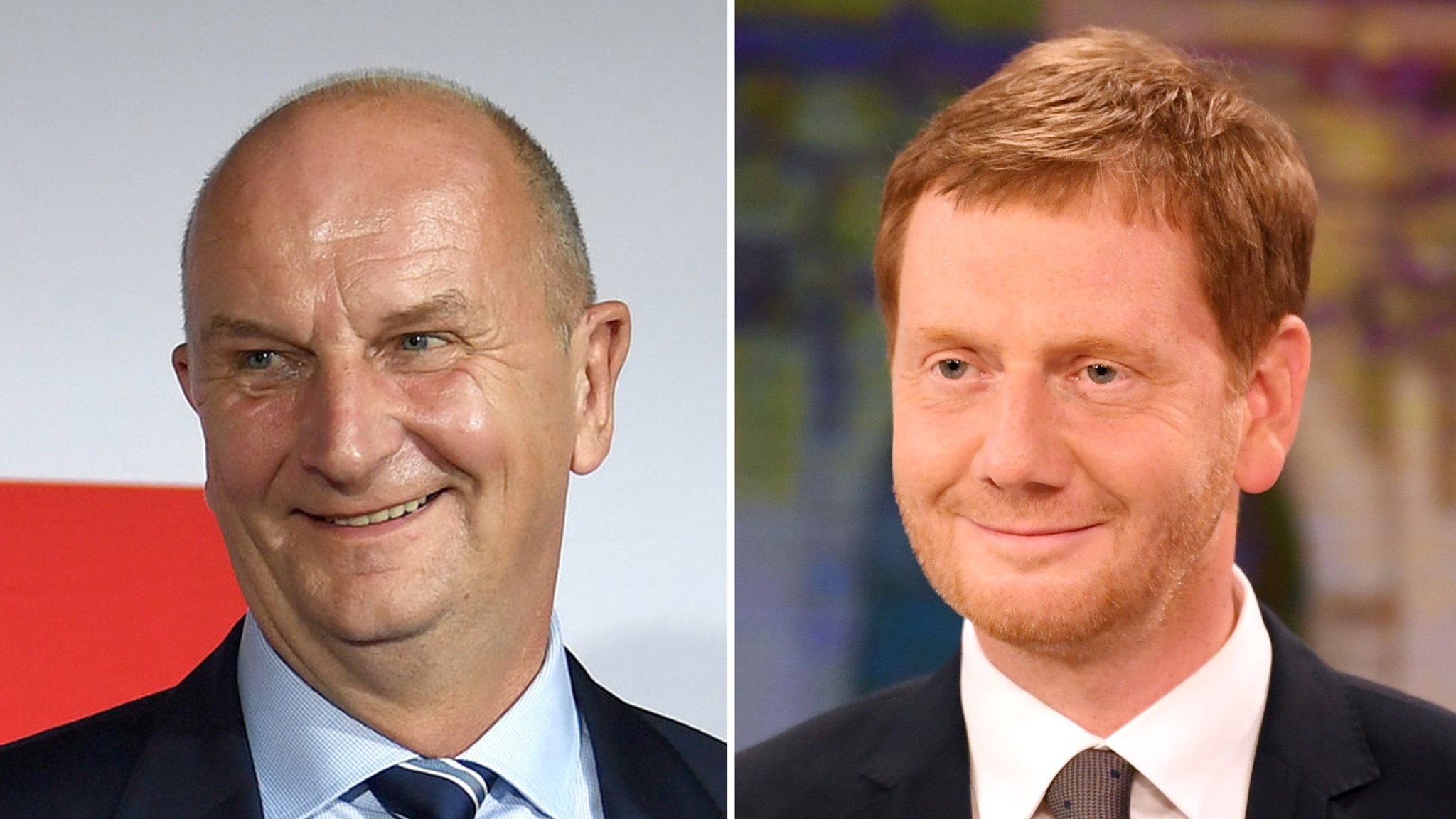 Dietmar Woidke (SPD Brandenburg) und Michael Kretschmer (CDU Sachsen)