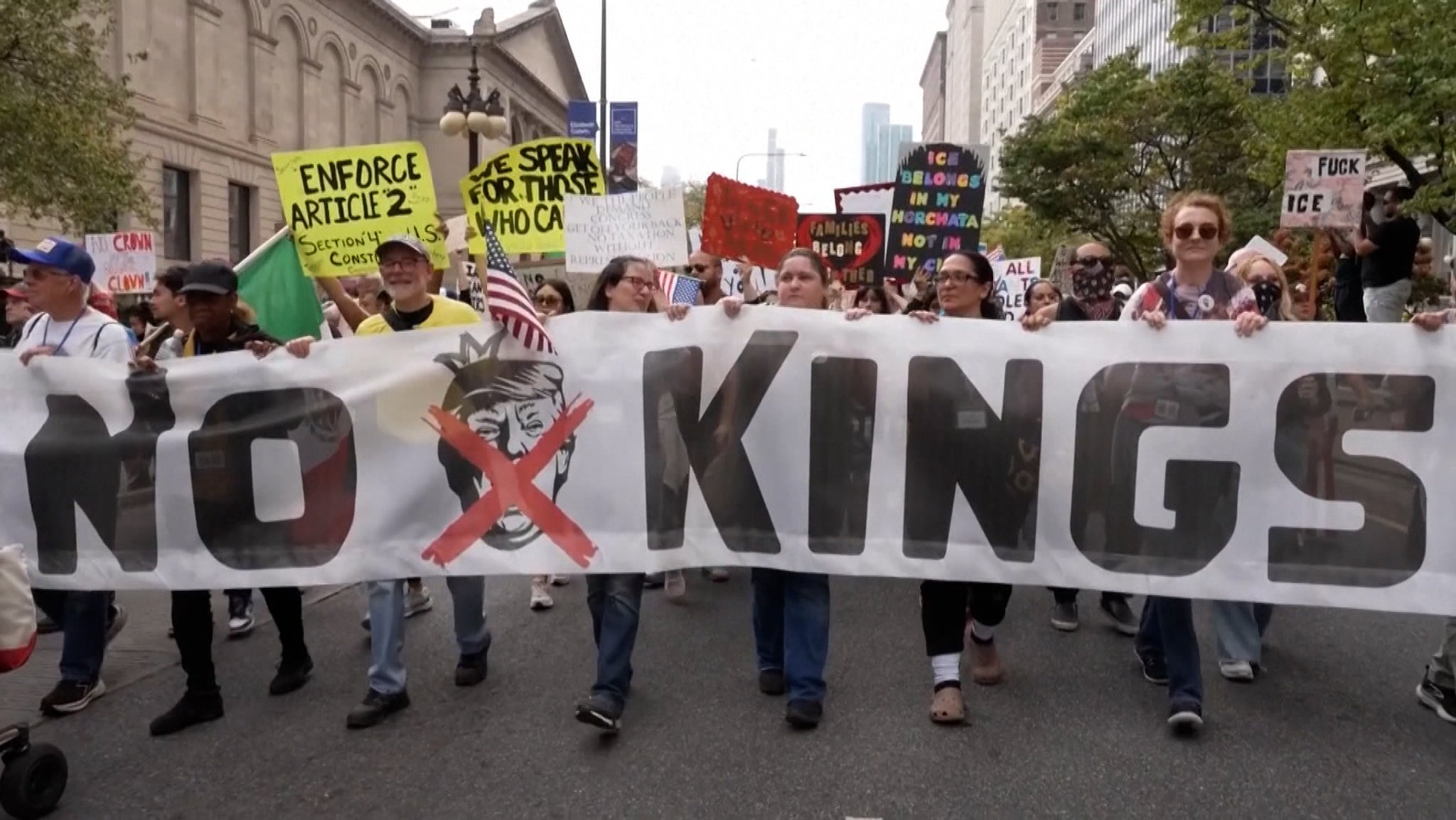 Millionen Menschen bei "No Kings"-Protesten in den USA