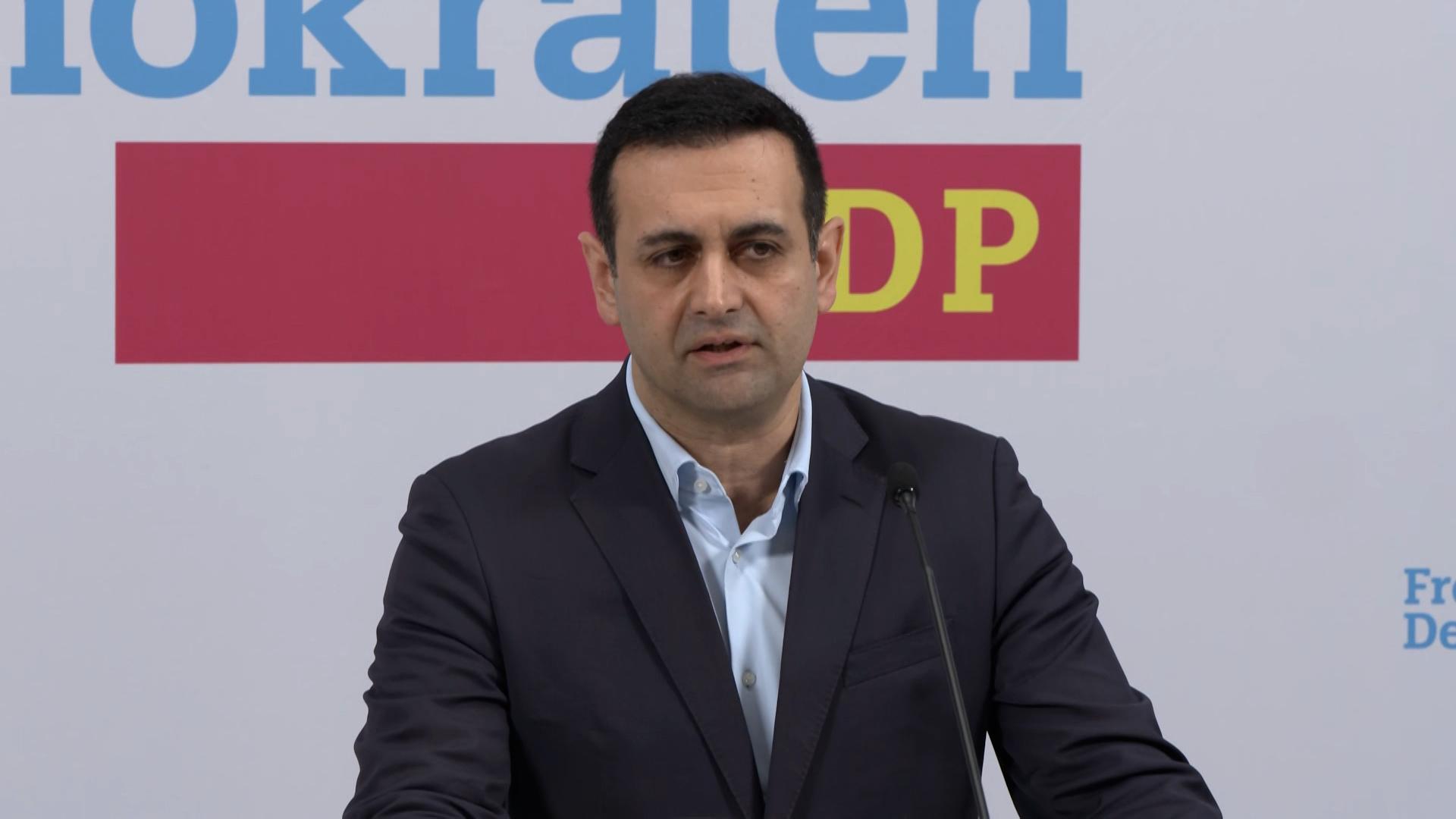 Der zurückgetretene FDP-Generalsekretär Bijan Djir-Sarai