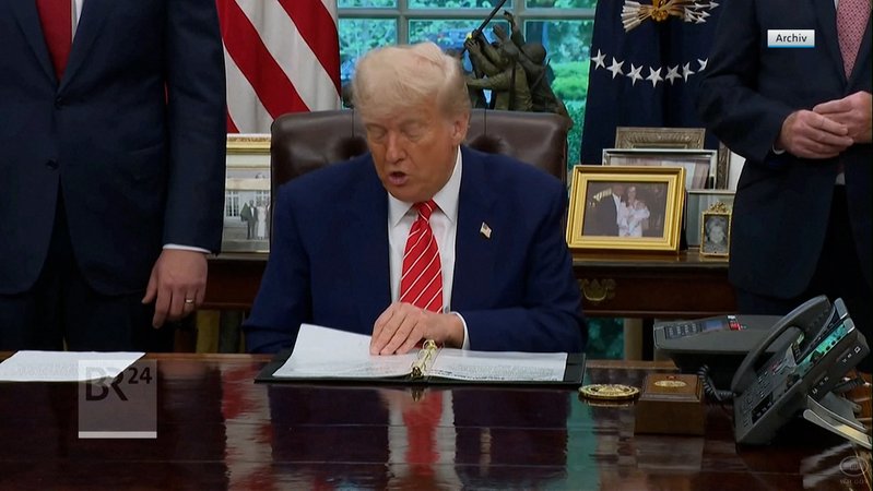 US-Präsident Trump | Bild: Bayerischer Rundfunk 2025 US-Präsident Trump