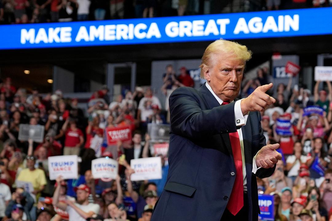 Donald Trump am 20. Juli 2024