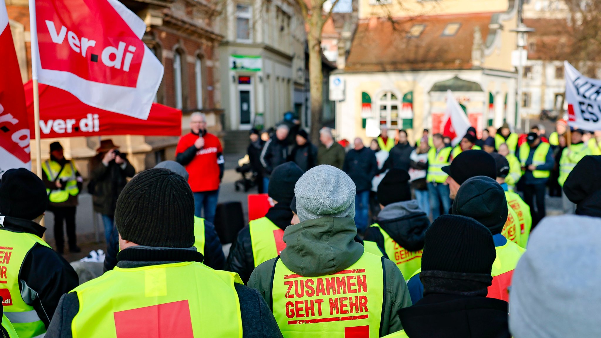 Symbol- und Archivbild: Verdi-Streik in Bamberg