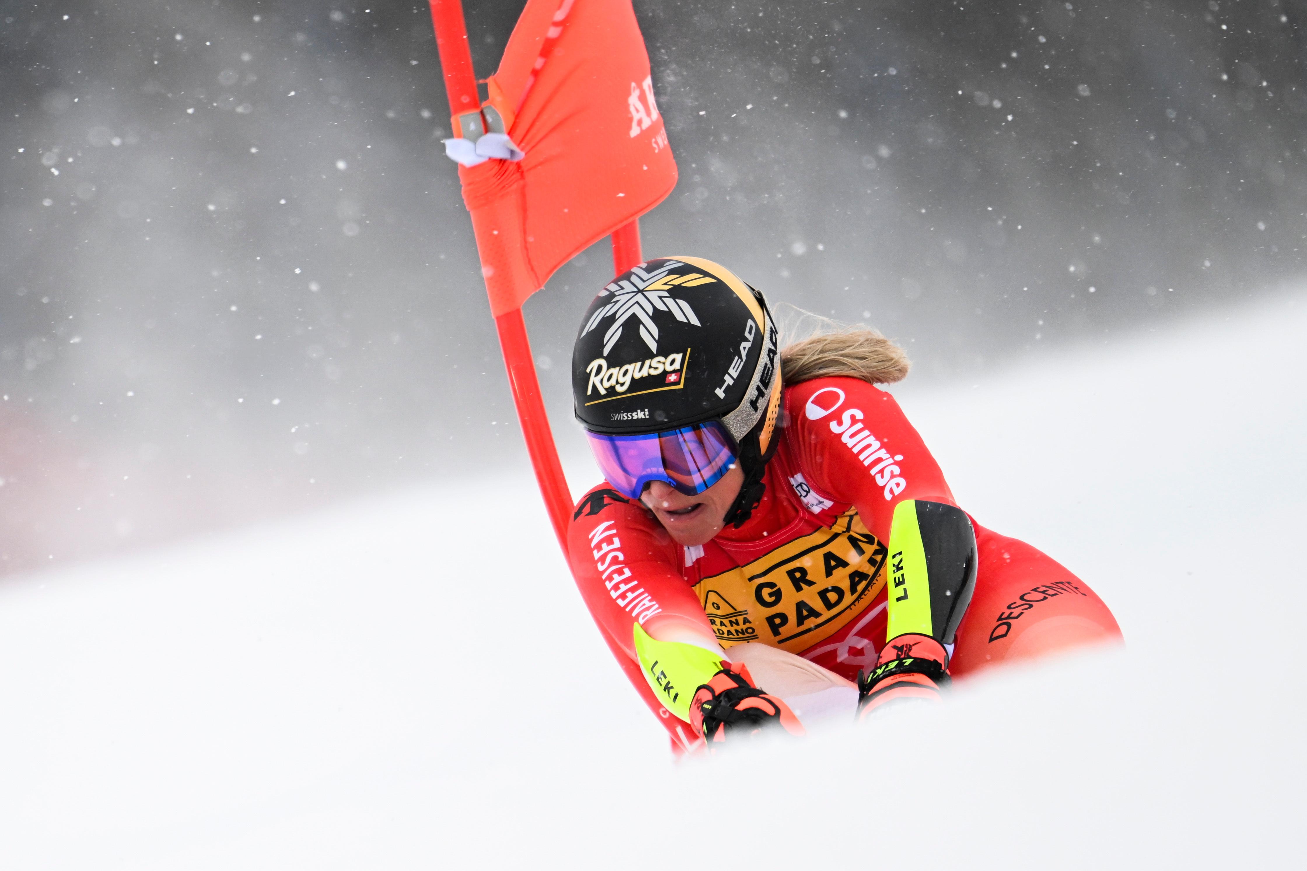 Lara Gut-Behrami beim Riesenslalom in Are