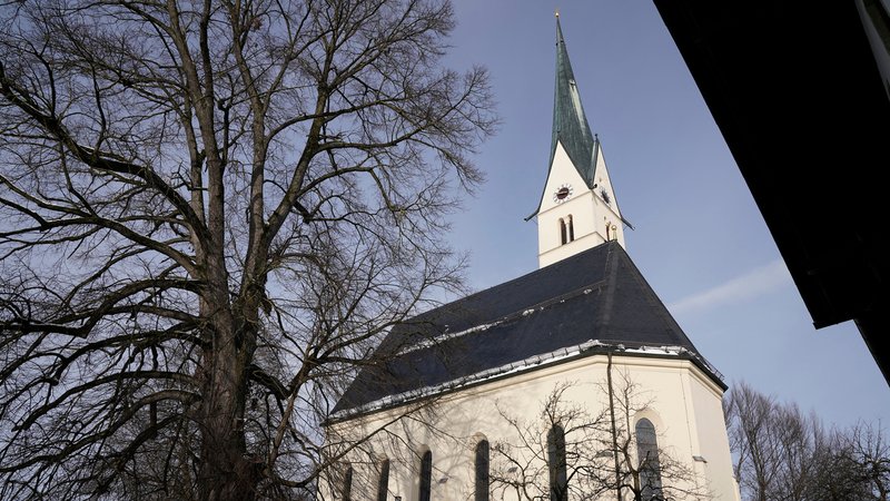Kirche Mariä Himmelfahrt in Marienberg bei Schechen. | Bild: dpa-Bildfunk/Uwe Lein Kirche Mariä Himmelfahrt in Marienberg bei Schechen.
