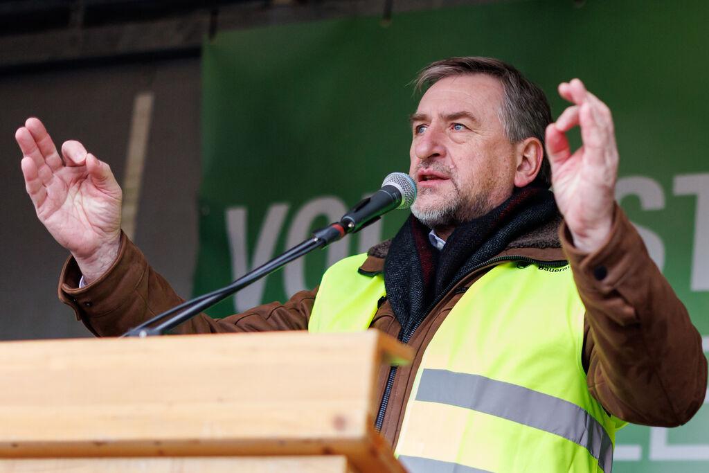 (Archivbild) "Wir sind nicht zufrieden", das sagt Günther Felßner, Präsident des Bayerischen Bauernverbandes nach dem Deutschen Bauerntag