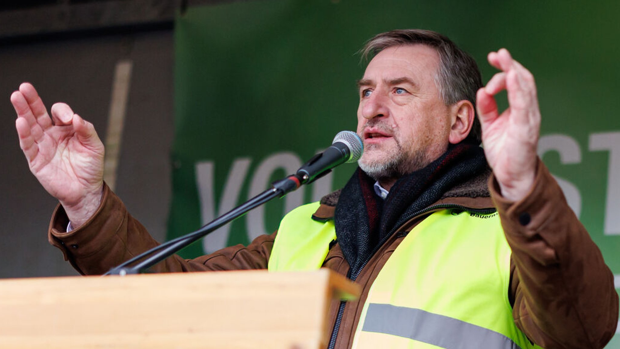 (Archivbild) "Wir sind nicht zufrieden", das sagt Günther Felßner, Präsident des Bayerischen Bauernverbandes nach dem Deutschen Bauerntag