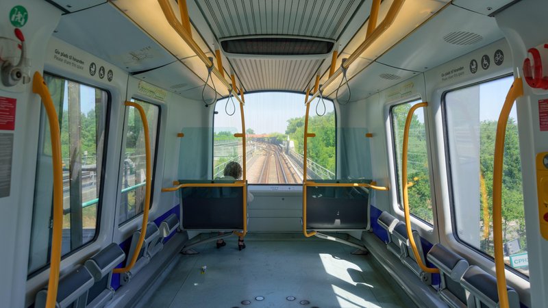 Fahrerlose Metro Kopenhagen | Bild: picture alliance / CHROMORANGE | www.viennaslide.com Fahrerlose Metro Kopenhagen