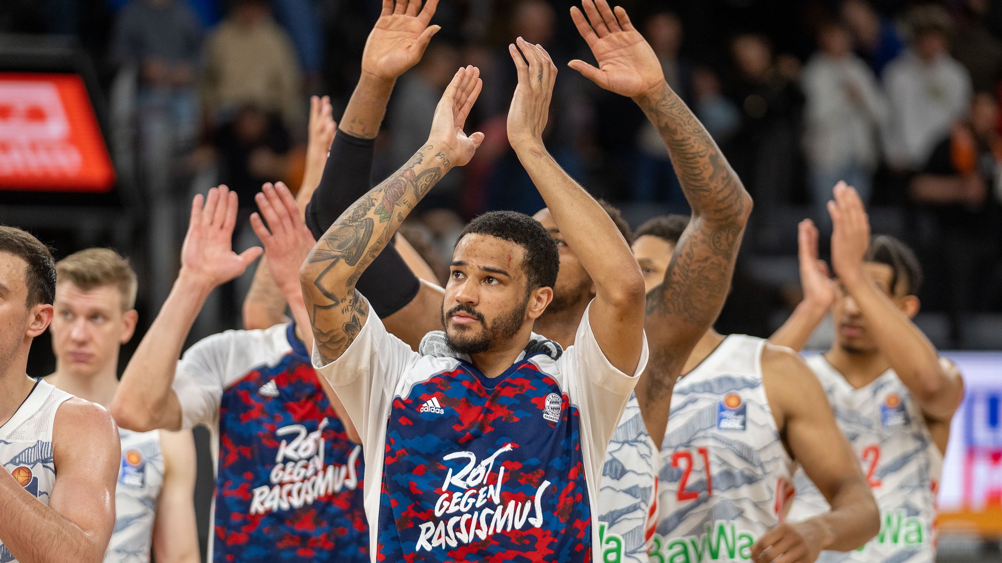 Jubel bei den Bayern-Basketballern