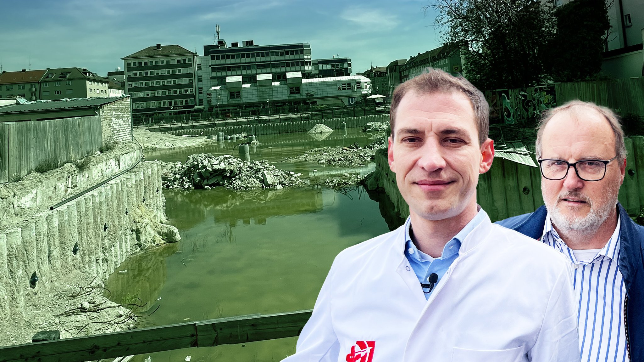 Wenn Kaufhäuser pleitegehen - Benkos Geisterbaustellen in Bayerns Innenstädten | Bild: BR / Till Rüger | Montage: Thaisa Osmani Wenn Kaufhäuser pleitegehen - Benkos Geisterbaustellen in Bayerns Innenstädten