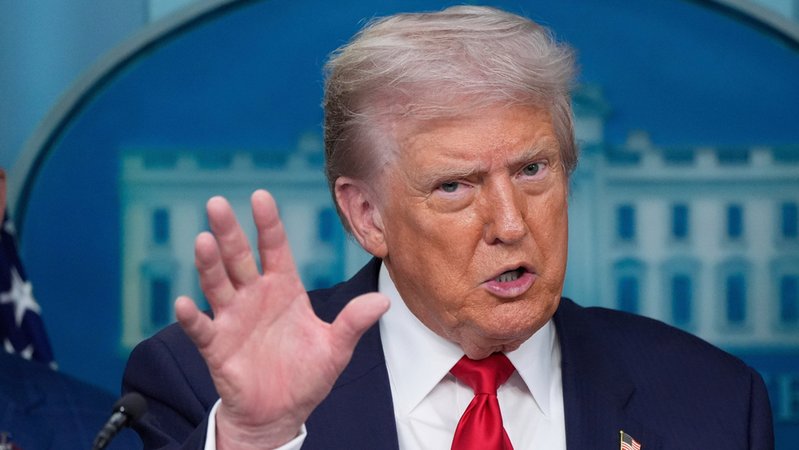 US-Präsident Donald Trump | Bild: dpa-Bildfunk/Alex Brandon US-Präsident Donald Trump