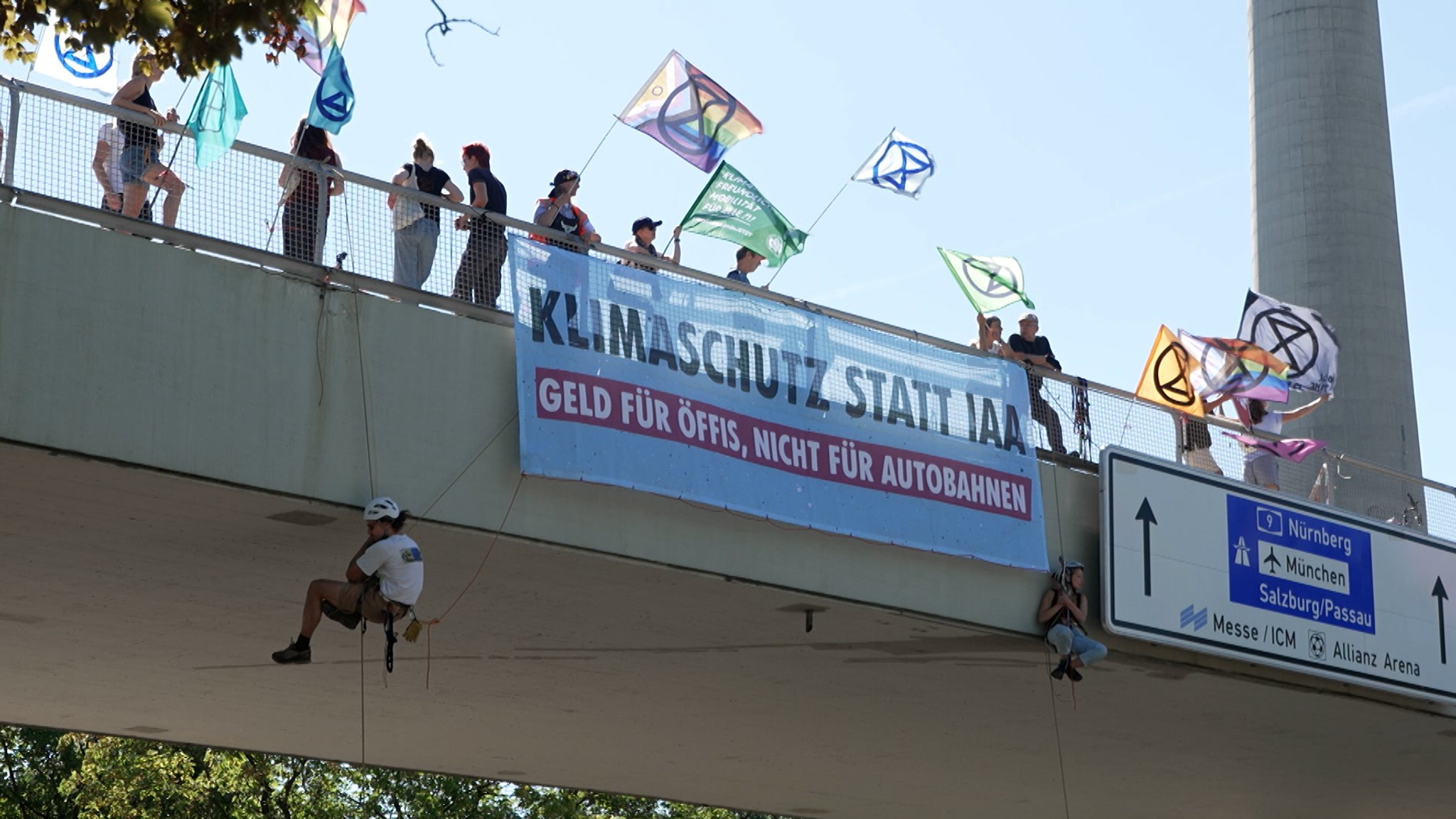 Klimaschützer-Aktion zur IAA.